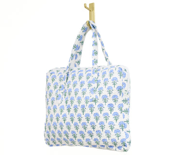 Blue Petals Hand Bag