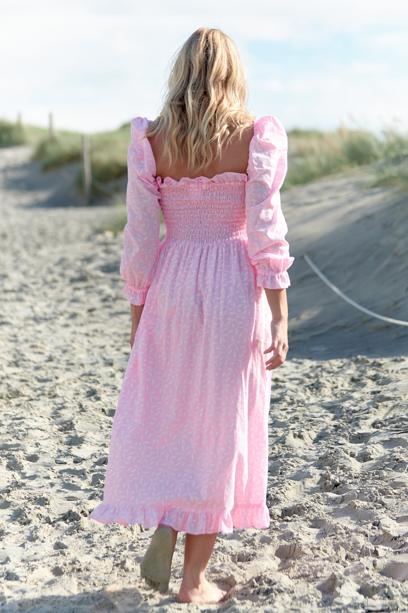 Lavinia Dress in Rose Blush